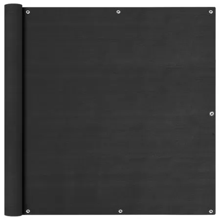  Paravan de balcon, antracit, 120 x 600 cm, HDPE