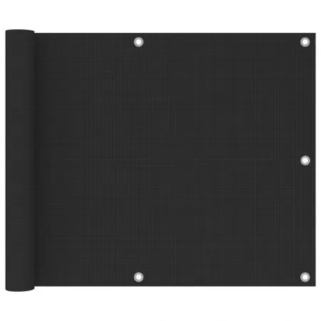  Paravan de balcon, antracit, 75x300 cm, HDPE