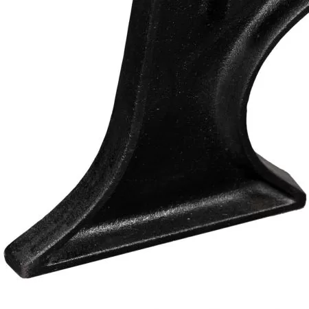 Picioare de masa 2 buc. cu baza arcuita in forma de A, negru