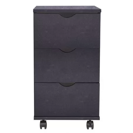 Dulap cu sertare, negru, 33 x 45 x 60 cm