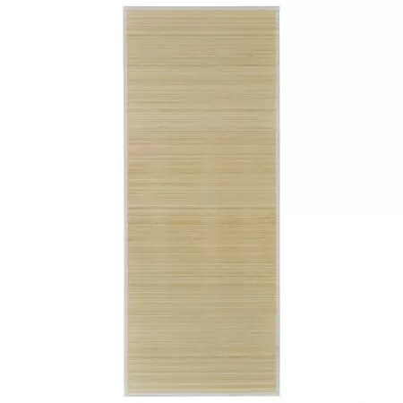Covor din bambus, maro deschis, 100 x 160 cm