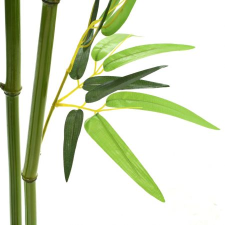 Planta bambus artificial cu ghiveci 150 cm Verde, verde, 150 cm