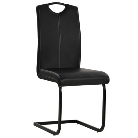 Set 4 bucati scaune de bucatarie consola, negru