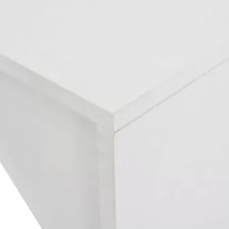 Masa de bar cu dulap, alb, 59 x 200 cm