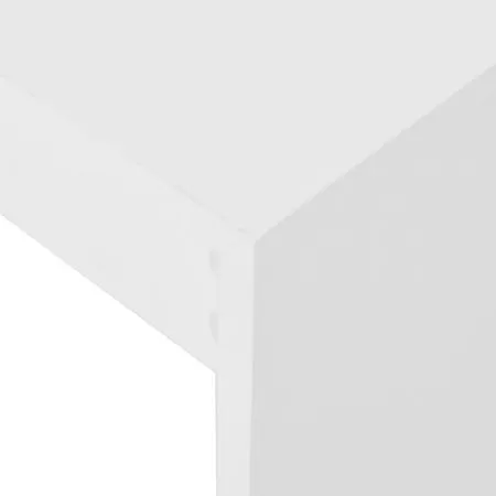 Masa de bar cu raft, alb, 50 x 103 cm