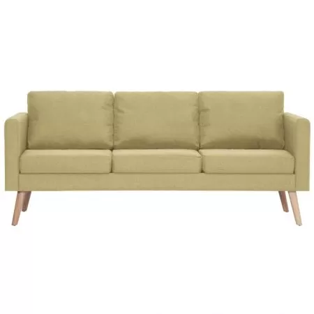 Canapea cu 3 locuri, verde, 168 x 70 x 73 cm