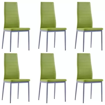 Set mobilier de bucatarie, 7 piese, verde, 60 x 60 x 74 cm