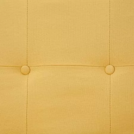 Canapea extensibila cu brate, galben, 184 x 77.5 x 66.5 cm