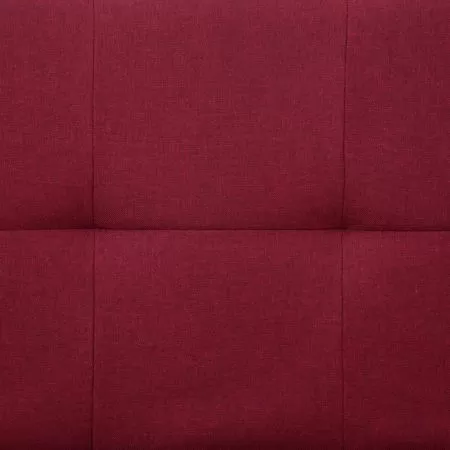 Canapea extensibila cu doua perne, bordo, 168 x 77 x 66 cm