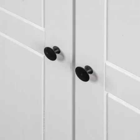 Șifonier cu 3 uși, alb, 118 x 50 x 171,5 cm, pin gama Panama