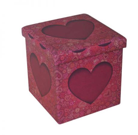 Taburet Design Hearts, multicolor, 38x38x37.5 cm