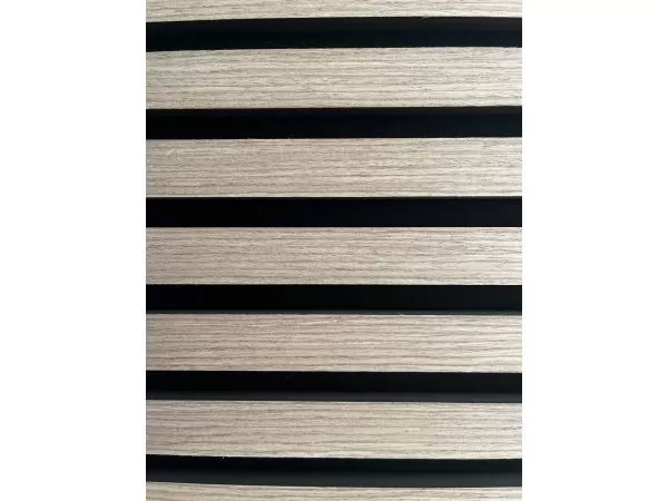 Set 4 buc Panou riflat acustic, stejar, UnicSpot, 60x60x2.1 cm