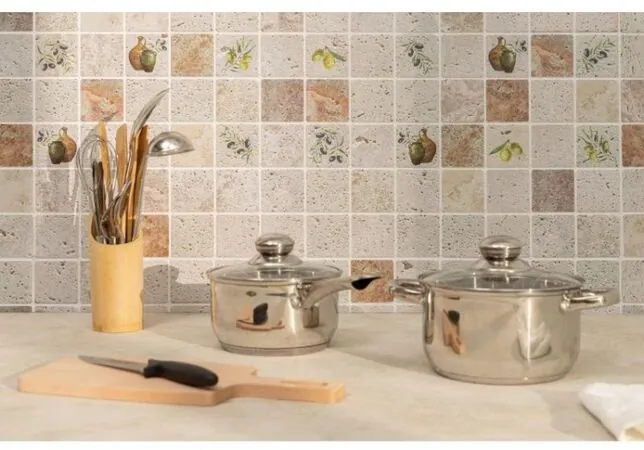 Panou decorativ PVC, Olivia, 98x48x0.3 cm