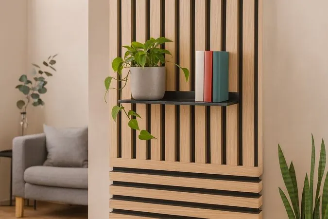 Polita din metal Frida, pentru panouri riflate, UnicSpot