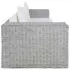 Canapea de 3 locuri cu perne, gri, 200 x 80 x 61 cm