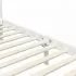 Cadru pat cu baldachin, alb, 90 x 200 cm