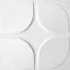 Panouri 3D de perete GA-WA06. 24 buc., alb, 50 cm