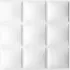 Panouri 3D de perete GA-WA07. 24 buc., alb, 50 cm