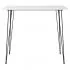 Set mobilier de bar, 7 piese, alb, 60 x 60 x 105 cm