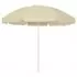  Umbrelă de soare de plajă, galben nisipiu, 240 cm