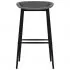Set mobilier de bar, 7 piese, alb si gri, 60 x 60 x 105 cm