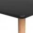 Set mobilier de bar, 5 piese, negru si gri, 60 x 60 x 105 cm