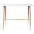 Set mobilier de bar, 7 piese, alb, 60 x 60 x 105 cm