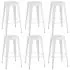  Set mobilier de bar, 7 piese, alb