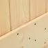 Ușă glisantă cu set feronerie, 80x210 cm, lemn masiv de pin