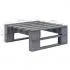 Set mobilier paleți cu perne, 4 piese, lemn de pin gri tratat