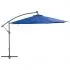 Umbrelă consolă de grădină, stâlp din aluminiu, albastru 350 cm
