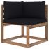 Set mobilier grădină paleți cu perne, 7 piese, lemn pin tratat