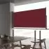  Copertină laterală retractabilă de terasă, roșu, 60 x 300 cm