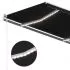 Copertina retractabila senzor vant & LED, antracit, 300 x 250 cm