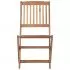 Set 8 bucati scaune pliabile de exterior cu perne, antracit