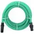 Furtun de aspirație cu racorduri din PVC, verde 1" 10 m, PVC