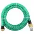 Furtun de aspirație cu racorduri din alamă, verde 1,1" 5 m, PVC