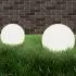  Lămpi bol cu LED, 2 buc, sferice, 40 cm, PMMA