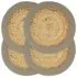 Set 4 bucati naproane, gri, 38 cm