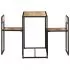 Set mobilier bucatarie, 3 piese, maro