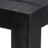 Masa de bucatarie, negru, 118 x 60 x 76 cm