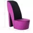 Scaun in forma de pantof cu toc, violet, 43 x 82.5 x 85.5 cm