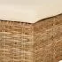 Scaun de bucatarie 4 buc. din ratan Kubu si lemn de mango, maro, 46 x 57 x 96 cm