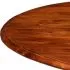 Set masa bucatarie 5 piese lemn masiv acacia finisaj sheesham, maro, 80 x 80 x 76 cm