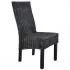 Set 4 bucati scaune de bucatarie, negru, 46 x 61 x 93 cm