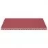 Panza de rezerva pentru copertina, roşu burgundy, 500 x 300 cm
