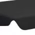 Copertina de rezerva leagan gradina, negru, 248 x 186 cm