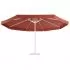 Panza de schimb umbrela de soare de exterior caramiziu 500 cm, terracota, Φ 500 cm