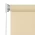 Jaluzea tip rulou de exterior, crem, 80 x 140 cm