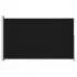 Copertina laterala retractabila de terasa, negru, 180 x 300 cm